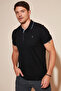 Cotton Regular Fit Stripe Detailed Buttoned Polo Collar 3-Pack t Shirt Men's t Shirt 5902118 - 2