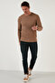 Cotton Crew Neck Basic Sweat Men's Sweatshirt 5905073 - 4