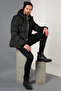 Hooded Waterproof and Windproof Cold-Proof Slim Fit Coat Men's Coat 5717101