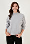 Cotton Stand Collar Basic Knitted Sweat SWEAT 5863323 - 4