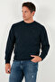 Stretch Cotton Relaxed Fit Crew Neck Sweat Men's Sweat 5901210 - 3