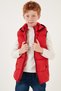Zippered Hooded Pocket Puffer Vest Unisex Children'S VEST 5761983 - 3