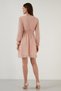 Double-Breasted Chiffon Mini Evening Dress with Neck Tie Detail Dress 6051467 - 5