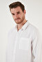 Cotton Regular Fit Single Pocket Shirt Men's SHIRT CF24S128229 - 5