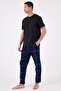 Plaid Cotton Regular Fit Short Sleeve Pajama Set Men's Pajama Set6572006 - 6