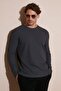 قميص قطني برقبة دائرية قصة ضيقة للرجال SWEAT 5905073