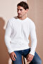 قميص قطني برقبة دائرية قصة ضيقة للرجال SWEAT 5905073