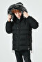 Faux Fur Plush Lined Detachable Hooded Coat for Boys 5763028 - 3