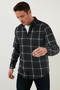 Cotton Plaid Slim Fit Winter Shirt Men's Shirt Cf23w114662 - 4