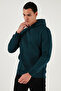 Regular Fit Hooded Kangaroo Pocket Fleece Lined Soft Sherpa Sweat Men's Sweat 5905281 - 6