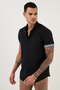 Cotton Slim Fit Button Collar Short Sleeve Shirt Men Shirt Cf21S 112546 - 3