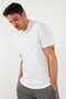 Cotton Slim Fit Buttoned Men's Polo Collar T Shirt 5902281 T-Shirt - 5