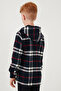 Hooded Double Pocket Plaid Lumberjack Shirt Boy's Shirt Cf25W81786 - 7