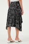 Patterned Flounce Midi Skirt 5869010 - 7
