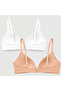 Women's Cotton Non-Wired Non-Padded 2-Pack My First Bra Bb2321 - 2