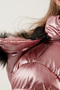 Plush Lined Faux Fur Collar Removable Hooded Winter Coat Girls' Coat 5761908 - 6