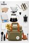 Complete Pour Over Coffee Brewing Kit with Portable Carry Bag – V60 Dripper, Manual Coffee Grinder, Gooseneck Kettle, Glass Server, Digital Scale & Brewing Accessories - 2