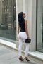 Women's White Super Skinny Fit Stretchy Lycra High Waist Denim Jean Jeans Pants Jenni̇e-2002 - 4