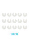 100 Pcs 19.5mm Gas Water Heater Brass Control Valve Core Plastic White Cap Cover Piece - 7