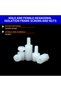 white M3 250pcs 250pcs/box M3 White Plastic Nylon Insulated Hex Standoff Hexagon Pillar Spacer Colum - 3