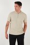 Cotton Regular Fit Zippered Polo Collar T Shirt Men's POLO NECK T SHIRT5902738 - 6