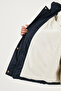 Plush Lined Hooded Puffer Coat Girl's Coat 6035034 - 5