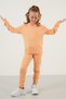 Hooded 100% Cotton Kids Suit with Pockets Unisex Kids Suit 5922021 - 4