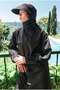 Aller Detailed Hijab Swimsuit Black - 2