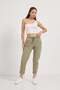 Natural Fabric Comfortable Fit Trousers with Tassels on the Legs - 2