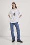 Crew Neck Starry Stone Tassel T-Shirt - 3