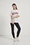 Armalife 2184 Front and Back Printed Strawberry Themed T-Shirt with Collar for Women - 4