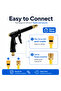 1pc Portable High Pressure Water Hose Nozzle Spray, Adjustable Garden Hose Nozzle Spray Car Washi... - 4