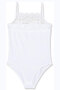 Women's Rope Strap Bodysuit with Wide Lace and Snap Fasteners - 2
