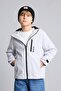 Windproof Hooded Zipper Pocket Fleece Lined Raincoat Boys G9571A826Au - 7