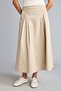 A-Line Regular Waist Gabardine Midi Skirt I3159Ax26Au - 5
