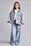 100% Cotton Jean Jacket for Girls H2229A826Sp - 6