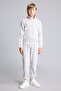 High Collar Zippered Pocket Sweat Cardigan Flexible Waist Jogger Sweatpants 2-Piece Set for Boys I6401A82