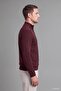 Standard Fit Regular Cut Mock Neck Half-Zip Basic Plain Knit Sweater A5184AX24AU - 4