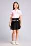 Kpop Demon Hunters Half Zipper Short Sleeve T-Shirt Girls' H9630A826Au - 5