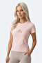 Kosta Women's Printed Light Pink T-Shirt