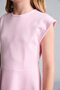 Bell Cut Skirt Half Sleeve Pink Dress Girls I1186A826Hs - 4