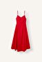 100% Cotton Poplin Strap Midi Dress F7075Ax26Sm - 5