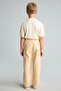 100% Cotton Regular Fit Straight Leg Sand Beige Trousers for Boys H9782A826Au - 7