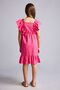 100% Cotton Sleeveless Linen Look Dress for Girls H3765A826Hs - 5