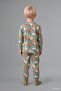 Printed Long Sleeve Top Elasticized Leg Bottom 2-Piece Pajama Set Baby Boy I1436A526Au - 4