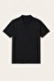 Regular Fit Buttonless Resort Collar Short Sleeve Basic Polo T-Shirt H5218Ax26Au - 3