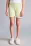 Short Length Ribbed Mint Green Leggings for Girls I1270A826Sm - 3