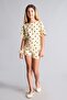 Polka Dot Short Combed Cotton Tights for Girls I6400A826Hs - 2