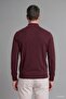 Standard Fit Regular Cut Mock Neck Half-Zip Basic Plain Knit Sweater A5184AX24AU - 5