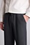 Regular Fit Elastic Tie Waist Pocketed Straight Leg Sweatpants E7829Ax25Au - 5